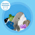 PREXTEX Plush Toy Shark with 5 Sea Animals - Turtle, Whale, Octopus, Stingray, Crab - Giant Stuffed Animal Gift for