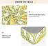 miaozhen 1 Pack 52x28 Cotton Baby Crib Sheets Soft Comfy Cute Cartoon Garden Gooses Green Crib Mattress Sheet