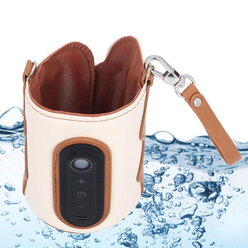 Nurnesy 26 Bottle Warmer Bag for Baby, Portable Bottle Warmer Cover Levels USB Milk Heating Bag Portable Lightweight