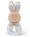 Bearington Collection Baby Lil' Bunny, 5.5 in Plush Stuffed Animal with Rattles and Rings