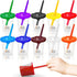Paint Cups – 10 Pack No Spill Paint Containers with Lids for Kids, Toddler Art Supplies Paint Cups with Brushes