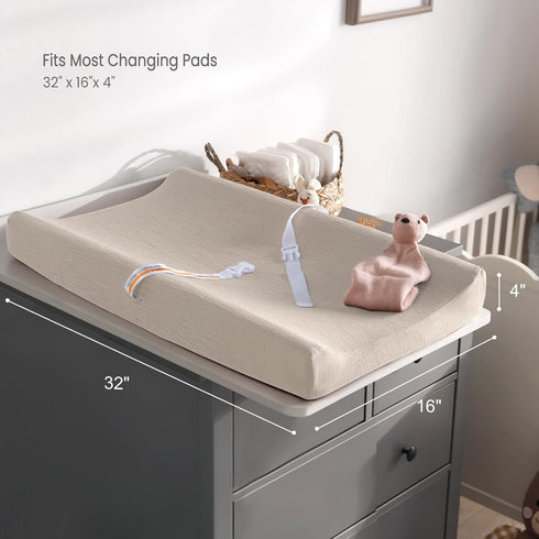 Muslin Changing Pad Covers for Baby - Termichy Diaper Changing Sheets