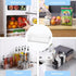 KPPTYTY Refrigerator&Countertop-2PC Baby Bottle Organizer, Plastic Storage Center for Baby Bottles and Food Jars