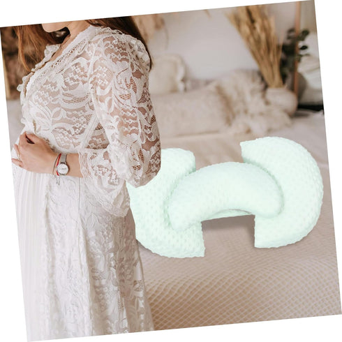 PRETYZOOM Multi-Functional Cooling Pregnancy Pillow for Side Sleeping Maternity Back Support Cushion Soft