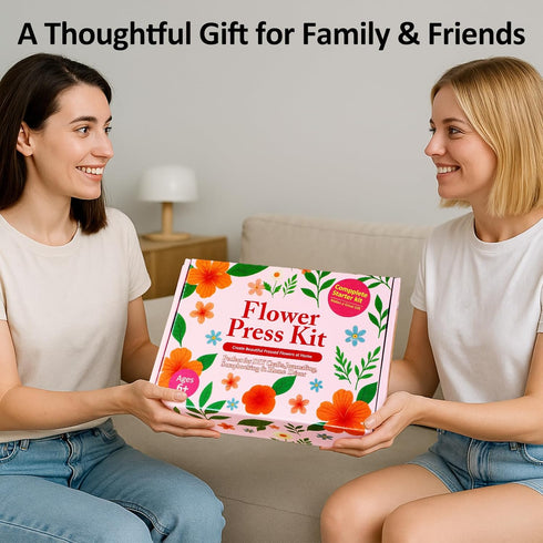 MeRGBWLife 6 11"x7" Large Bamboo Flower Press Kit Layers, Even Pressure Plant Press for Adults, DIY Flower & Leaf