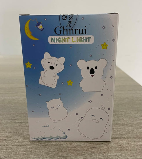 Rabbit Night Lights for Kids - Changeable Brightness & Color Table Lamp for Nursery, Holiday Gifts