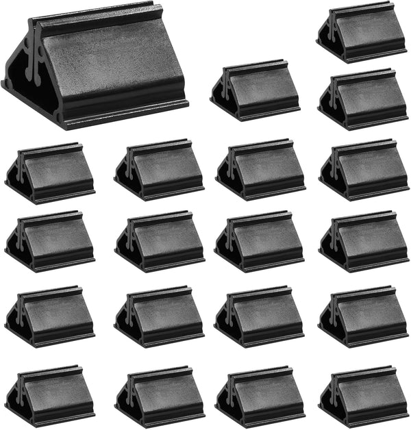 Black Game Card Holder Stand - 25pcs Acrylic Holders for Cards, Party, Game, Photos, and Memos Display