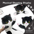 Long Cat Plush Pillow, 43.3in Cute Black Cat Plushie Stuffed Animal Body Pillow, Kawaii Doll Toy Gift