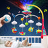 BOBXIN Baby Mobile for Crib, Crib Mobile with Projector and 108 Melodies