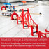 Sets 5-Piece Set 2 3 3 BRIO World Double Suspension Bridge - FSC-Certified Longest Wooden Train Track Bridge