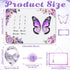 6 60" 40" Chumia Pcs Baby Monthly Milestone Blanket for Girl x Butterfly Milestone Blanket Age Photo Photography