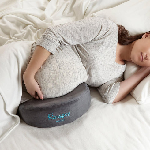 Hiccapop Pregnancy Pillow Wedge for Belly Support | Maternity Wedge Pillow |