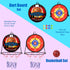 2 in 1 Basketball Hoop and Dart Board - 14" for Kids, Sports & Outdoor Play, Birthday Gift Toys for Ages 3-10, Party