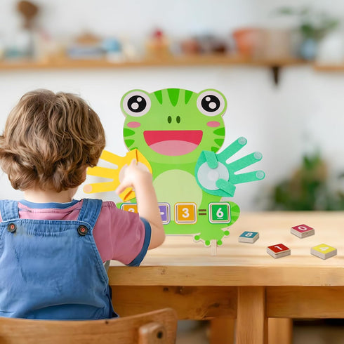 3 4 5 Counting ZJEFUNS Preschool Learning Toys for Toddlers Years, Finger Number Blocks for Kids, Educational Math