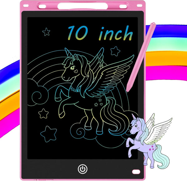 10 Inch LCD Writing Tablet - Colorful Electronic Drawing Pad & Doodle