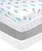 American Baby Company 4 Pack Fitted Crib Sheets 28" x 52", Soft
