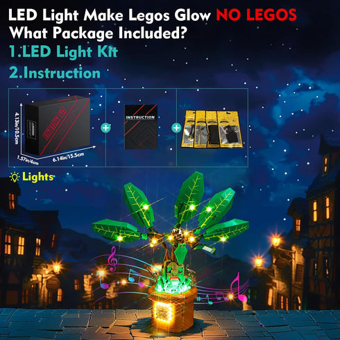LED Light Kit for Lego Mandrake 76433 - No Models Included, Creative Lighting Set Accessories