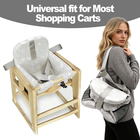 Storafolix Shopping Cart Cover for Baby, High Chair Cover, Grocery Cart Cover, Cart Seat Cover for Baby, Shopping Cart