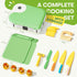 Set Set,Safe Set Toddler Cooking with Storage Box-Kids Kitchen PP Material Montessori Kitchen Tools for Real