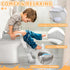 Potty Training Seat with Step Stool, Toddler Toilet Seat w/Ladder, Potty Training Chart, Splash Guard & Upgraded