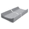 Serta Perfect Sleeper Grey Changing Pad with Plush Cover Set