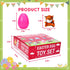 ThinkMax 16 pcs Easter Eggs Filled with Mini Plush Animals Toy for Easter Basket Stuffers/Fillers, Easter Eggs Hunt