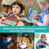 Wenbeier Kids Tablet Learning Pad, Toddler Tablet with ABC Word Song Music for Educational Preschool Boys & Girls