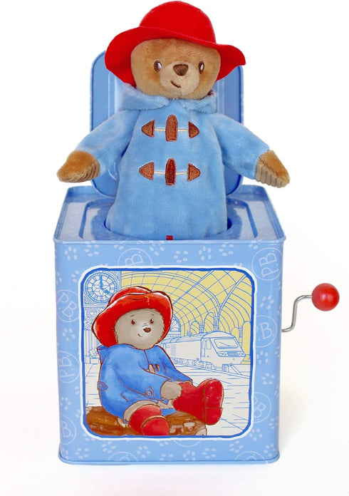 YOTTOY Paddington Bear Collection | Jack-in-The-Box Infant Plush Toy with Music, Paddington for Baby