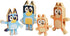 Bluey Wooden Character Figures – 4 Colorful Wooden Figures for Children 3 Years and Up