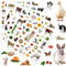 Farm Animal Stickers for Kids, 400Pcs Assortment Barnyard Animal Decals for Birthday Party Decorations and School