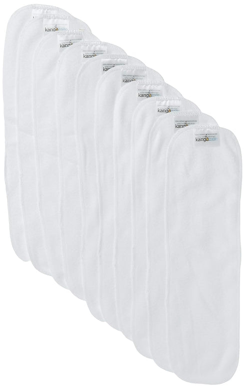 Kanga Care Reusable Microchamois Cloth Diaper Liner, 10 Pack, Use with Baby Creams or Balms