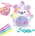 Set Canal Toys Airbrush Plush Kawaii Squish Bear: Includes Plush Bear, Airbrush and Stick on Stencils; Color and wash