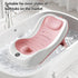 Hamwesh Baby Bath Support, Foldable Portable Safe Quick Drying Adjustable Non Slip Base Baby Bathtub, Newborn Bathtub