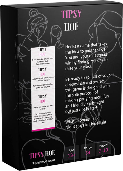 Girl's Night Game - Ladies Night Party Game for Bachelorette Parties and Bridal Showers - Drinking Games