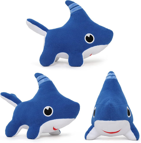Tezituor Baby Shark Dog Plush Toy, 15'' Shark Puppy Stuffed Animal, Shark Dog Toy