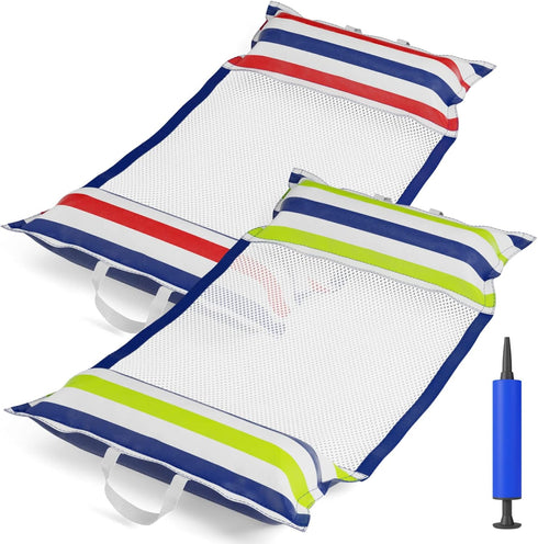 Jasonwell Inflatable Pool Hammock Float - 2 Pack Water Hammock Pool Floaties