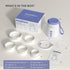 2 3800mAH Portable Bottle Warmer Travel Baby Bottle Warmer for Breastmilk On The Go Travel Bottle Warmer Leak-Proof