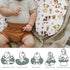 Farmland Cute Pastel Farm Animals Baby Nursing Pillow Covers for Boy Girl Farmhouse Pig Cow Chick Dog Meadow Nursing