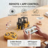 1/64 Controled,2-in-1 Hook,10CH RC Forklift Toy,Mini Forklift Remote Control & Phone App Transformable Lift Fork