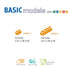 UNiPLAY Basic Soft Building Blocks, Cognitive Development Toy for Ages 3 Months and Up (60-Piece Set)