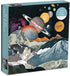 Out of This World 500 Piece Puzzle from Galison – Galactic Collage of Space, 19" x 19", Fun Family Challenge