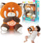 auby Red Panda Baby Soothing Toy - White Noise Machine & Lullabies,