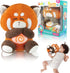 auby Red Panda Baby Soothing Toy - White Noise Machine & Lullabies,