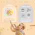 Orzbow Baby Montessori Sensory Teething Toys, Infant Teethers Relief Chew Toys, BPA Free, Yellow, 3-6-12-18 Months