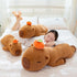 Persimmon 39.4" PEACH CAT Capybara Plush Long Capibara Stuffed Animal Cute Plushies Toys Gifts for Adults Brown