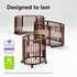 V3, V3 100% Stokke Sleepi Mini Fitted Sheet Flower Ecru - Compatible with Sleepi Mini Mattress - Washable - Fine Cotton