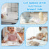 WYKOO 6 Pack Clear Freezer Breast Milk Storage Organizer Flat Breast Milk Freezer Storage Organizer Breastmilk Freezer