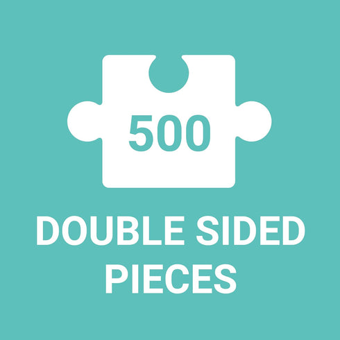 Galison How to Become President of The United States - 500 Piece Double Sided Caitlin Keegan Puzzle