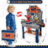 132 Set, 3 4 5 6 7 8, Set 3-5 6-8 Kids Tool Bench with Realistic Electric Drill, PCS Toddler Tool Birthday Toys