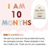 Windkream 29 1-12 Pcs Felt Baby Monthly Milestone Decor Numbers and Letters Newborn Birth Photography Props, Months
